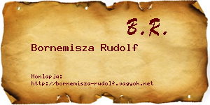 Bornemisza Rudolf névjegykártya